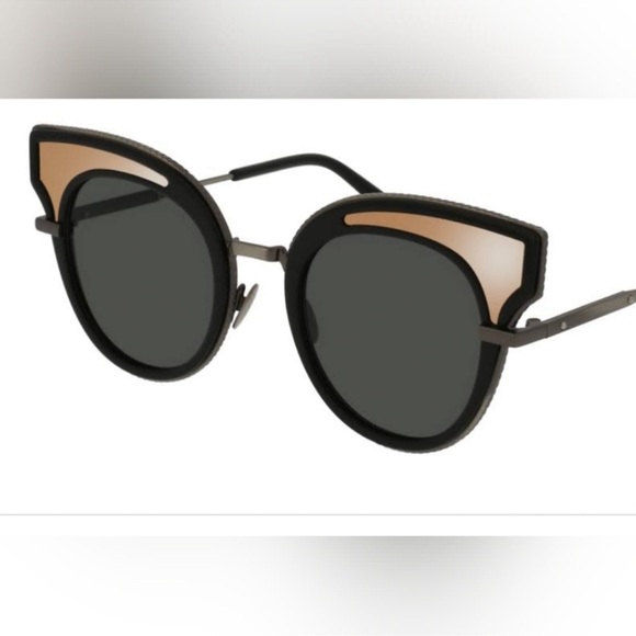 Bottega Veneta 49mm Cat-eye Sunglasses- Black